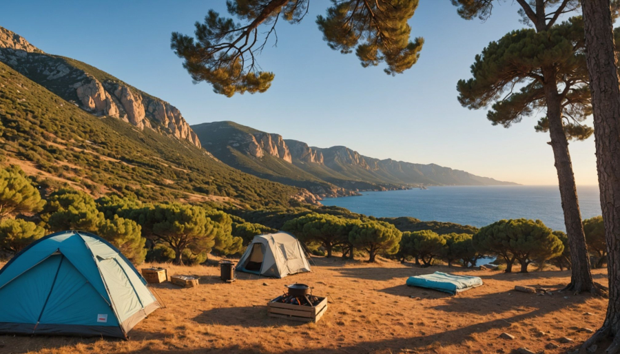 Camping in der natur: die schoensten orte auf korsika entdecken
